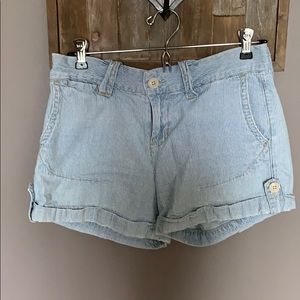 Lucky brand railroad stripe shorts